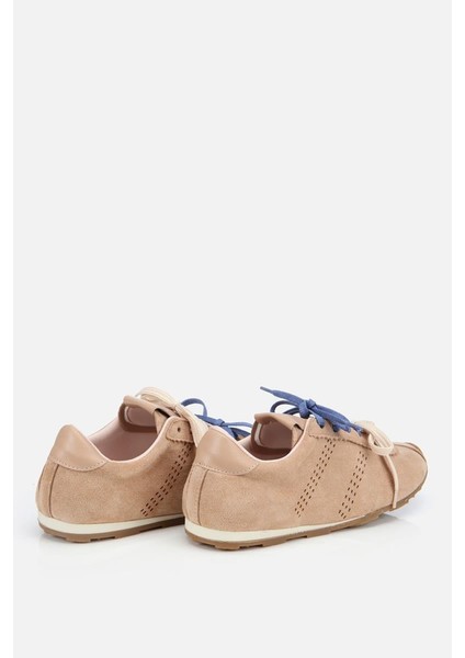 Kadın Süet Bej Spor Ayakkabı indirimleri