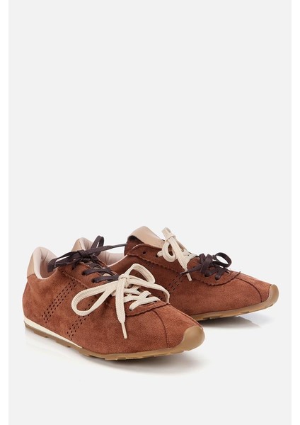 Kadın Süet Kahverengi Spor Ayakkabı fiyatları