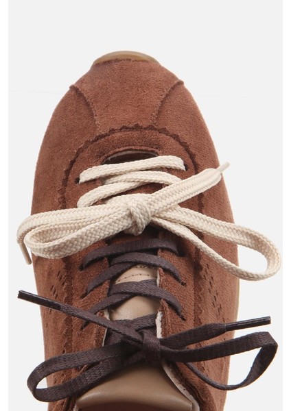 Kadın Süet Kahverengi Spor Ayakkabı fırsatları