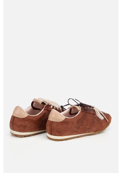 Kadın Süet Kahverengi Spor Ayakkabı indirimleri