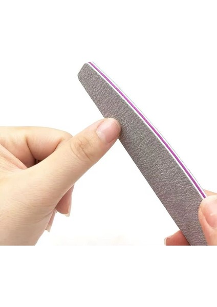 Kalıcı Oje ve Manikür Için 5'li Kağıt Törpü, 100/180 Grit, Kolay Kullanım modelleri