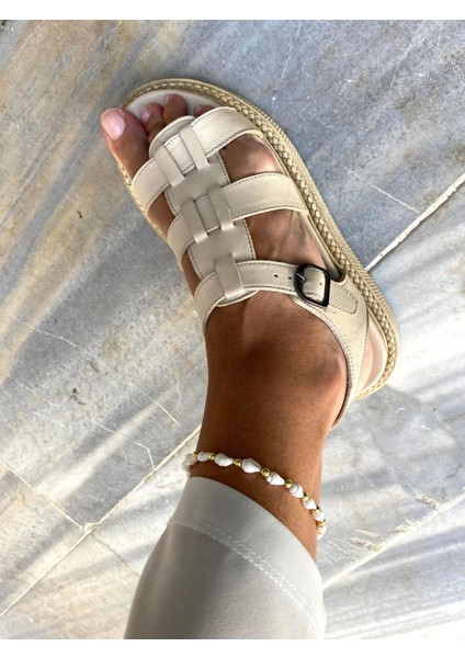 Deniz Kabuğu Bej Gold Renkli Halhal indirimleri