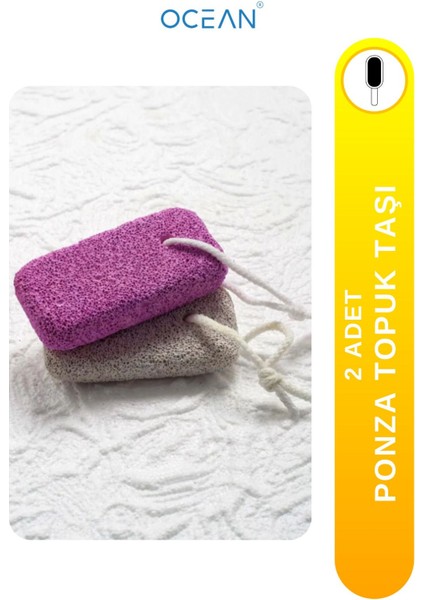 Topuk ve Ponza Taşı Seti, 2 Adet, N-320219