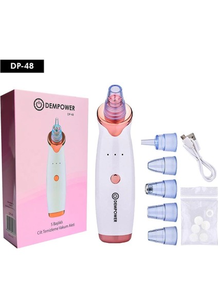 Dempower 5 Başlıklı Cilt Temizleme Vakum Aleti fiyatları