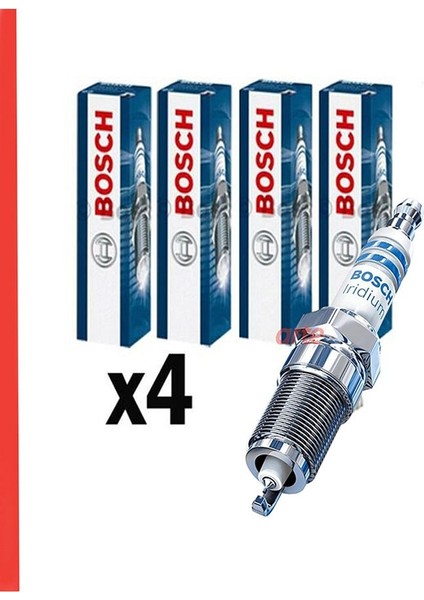 Peugeot 307 cc 2.0 16V Uyumlu | Bosch Iridyum Buji Takımı | 4 Adet |