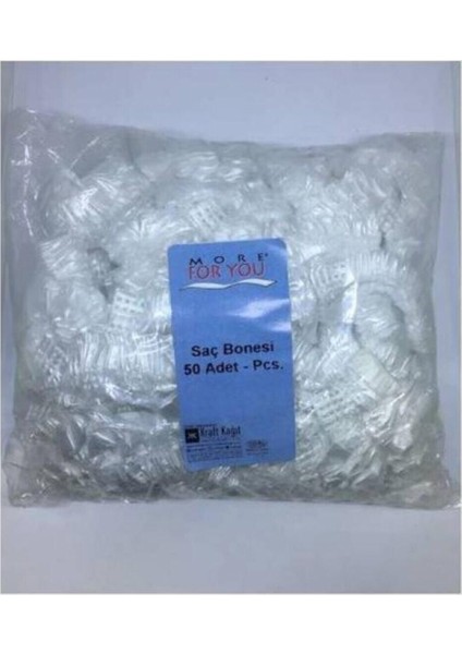 Tek Kullanımlık Saç Galoşu 50'li, Hijyenik ve Pratik Koruma Seti