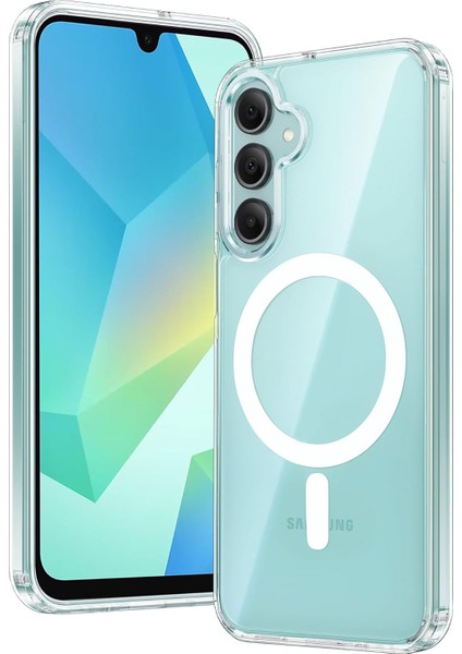 Samsung Galaxy A16 Magsafe Özellikli Şeffaf Telefon Kılıfı