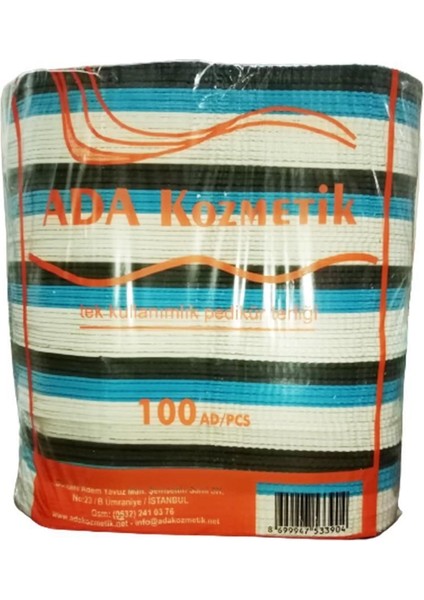 100 Adet Tek Kullanımlık Pedikür Terliği, Konfor ve Hijyen Için Ideal Seçenek