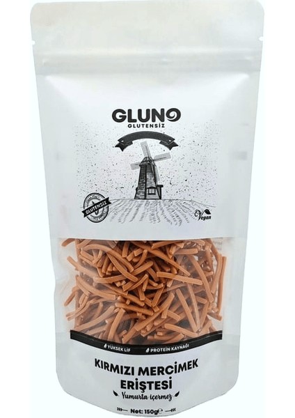 Kırmızı Mercimek Eriştesi 150G