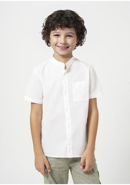 Erkek Çocuk Kısa Kol Gömlek 06118