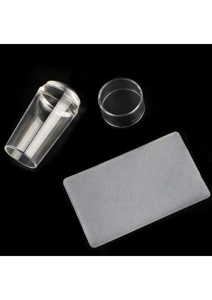 2 Adet Tırnak Süs Damgalama Yumuşak ve Pürüzsüz Yüzey Kolay ve Pratik French Stamper Aleti