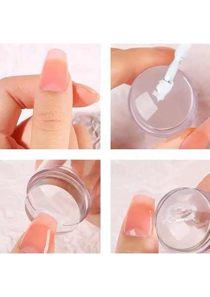 2 Adet Tırnak Süs Damgalama Yumuşak ve Pürüzsüz Yüzey Kolay ve Pratik French Stamper Aleti fırsatları