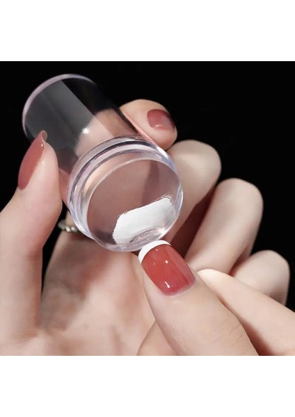 2 Adet Tırnak Süs Damgalama Yumuşak ve Pürüzsüz Yüzey Kolay ve Pratik French Stamper Aleti indirimleri