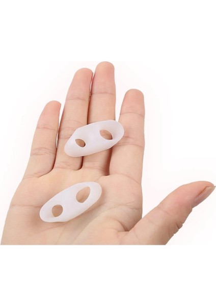 Ayak 2 Parmağa Geçen Serçe Parmak Yüzük Parmak Ayırıcı Makaralı Silikon Nasır Önleyici Bunyon modelleri