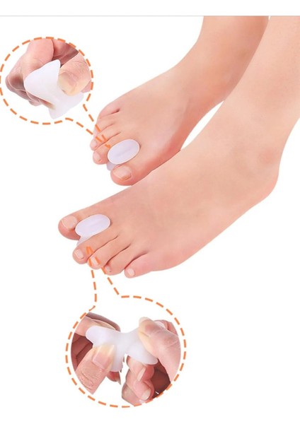 1 Çift Ayak Parmak Arası Silikon Makara Başparmak Ayırıcı ve Şekil Düzeltici fiyatları