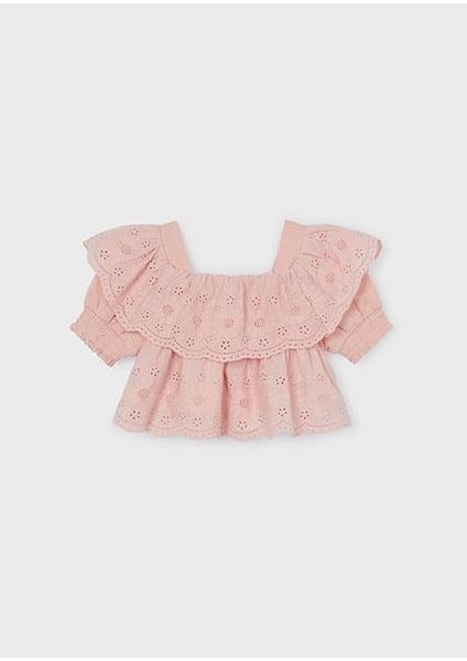 Kız Çocuk Pembe Bluz 03178 modelleri