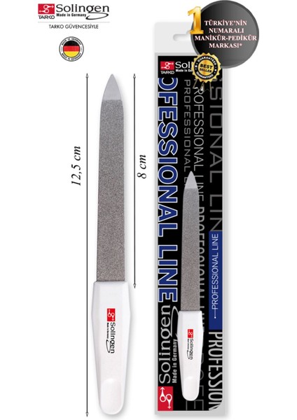 Paslanmaz Çelik Tırnak Törpüsü 12,5 Cm, Manikür ve Pedikür Için Uygun