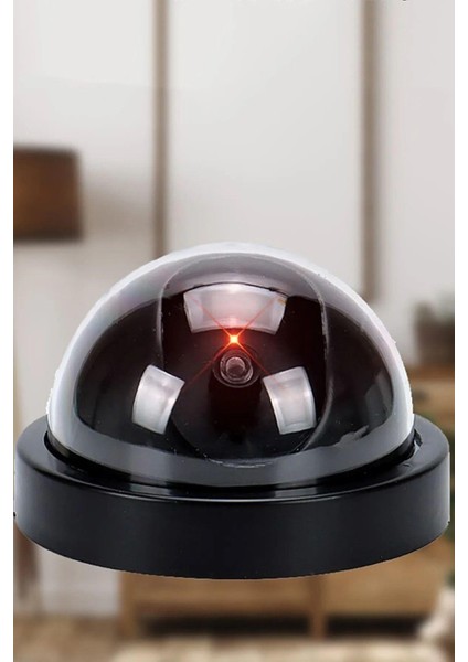 2 Adet Kablosuz Fake Dome Caydırıcı Işıklı Ledli Yalancı Kamera Güvenlik Kamerası 360° Derece modelleri