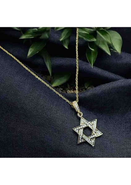 Zirkon Taşlı Yıldız Detaylı Çelik Kolye fiyatları
