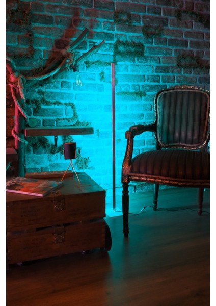 LED Lambader Bluetooth Özellikli Sese ve Müziğe Duyarlı Sınırsız Renk 120 cm indirimleri