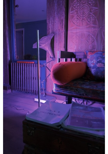 LED Lambader Bluetooth Özellikli Sese ve Müziğe Duyarlı Sınırsız Renk 120 cm