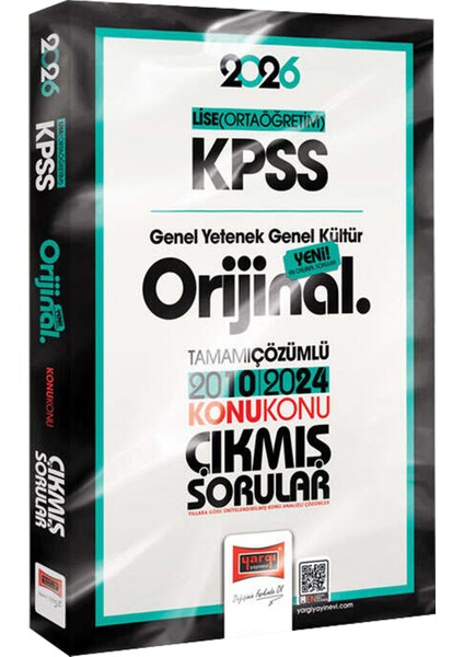 2026 Kpss Lise-Ortaöğretim Gygk Orijinal Çözümlü 2010-2024 Konu Konu Çıkmış Sorular-Çözümlü 3 Deneme fiyatları