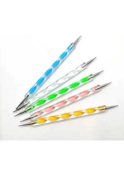 Renkli Nail Art Nokta Efekt Kalem Seti (5'li) fiyatları