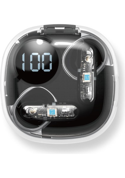 Aydoğan Ticaret44 Ap-12 Bluetooth Kulaklık Dijital Ekran Şık Tasarım