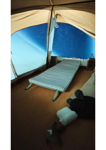 Camperbed Su Geçirmez Kamp Yatağı Kamp Matı Taşıma Çantalı Kamp Minderi Çadır Matı 70X180X6CM fırsatları