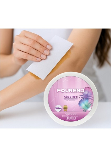 Rulo Ağda Bezi 100 Metre, Profesyonel Kullanıma Uygun, Yırtılmaz ve Dayanıklı, Pürüzsüz Epilasyon indirimleri