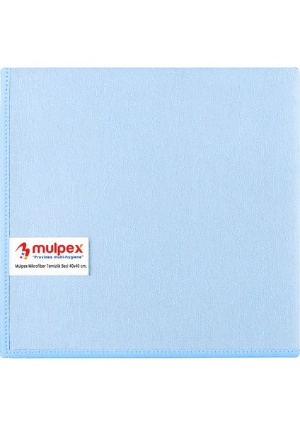 Mikrofiber Temizlik Bezi 50 Adet - 40X40 Cm, 375 Gsm, Parlak Dokulu, 60 gr ±2, Yüksek Emici, Iz Bırakmaz
