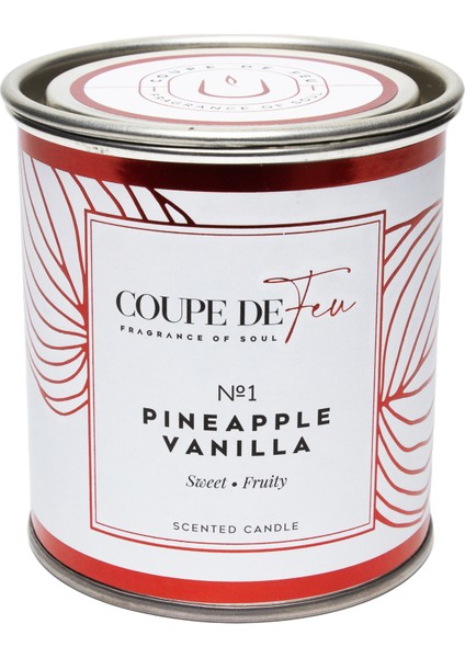 No.1 Pineapple Vanilla Teneke Mum 240GR. modelleri
