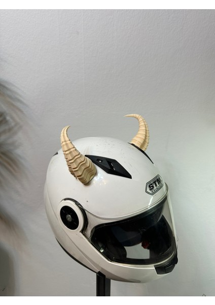 Motor & Motosiklet Bej Viking Boynuz Kask Dış Aksesuarı fırsatları