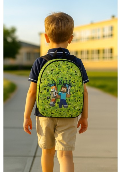 Minecraft Erkek Anaokul Sırt Çantası