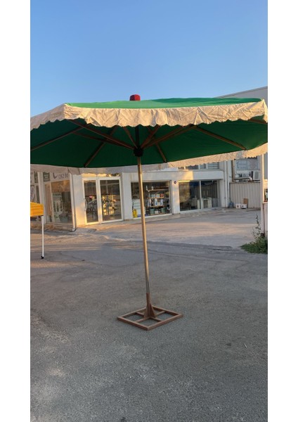 Pazarcı Şemsiyesi Gölgelik 4mt Çap Yeşil (Metal Ayak Dahil ) modelleri