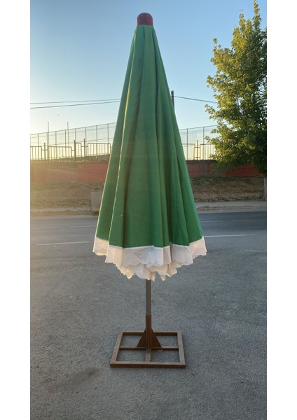 Pazarcı Şemsiyesi Gölgelik 4mt Çap Yeşil (Metal Ayak Dahil ) indirimleri