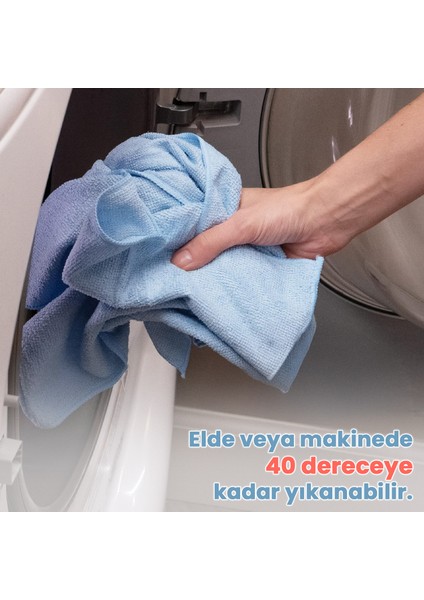 Mikrofiber Temizlik Bezi 200 Adet - 40X40 Cm, 375 Gsm, Parlak Dokulu, 60 gr ±2, Yüksek Emici, Iz Bırakmaz indirimleri