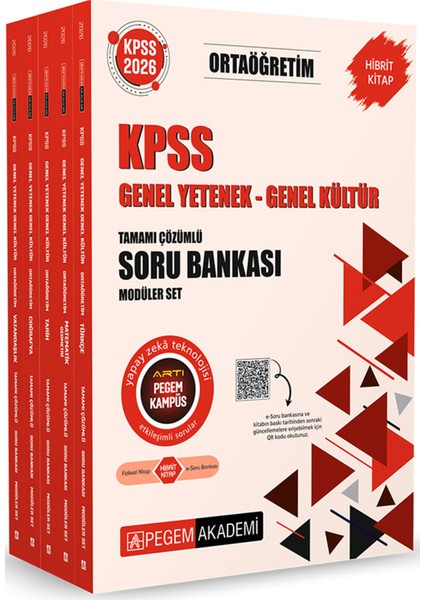 2026 Kpss Ortaöğretim Karma Set(Konu+Soru 11 Kitap-Tüm Dersler Yaprak Test-Konu Konu Çıkmış Sorular)