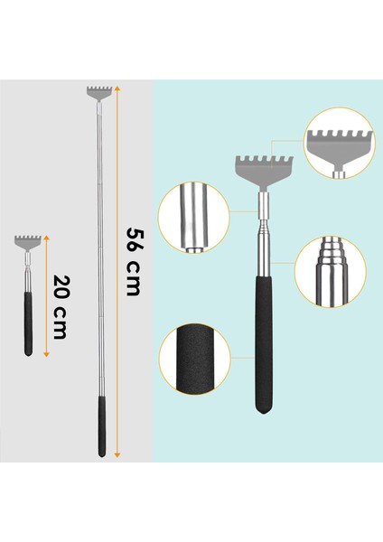 Sırt Kaşıyıcı - Telekopik 56 cm Sırt Kaşıma Aparatı Hanımeli 2 Li Set 721960 modelleri