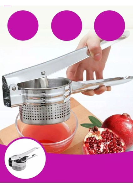 Patates Ezici Meyve Sıkacağı Sıkacağı Sebze Presi 304 Paslanmaz Çelik 721954 fırsatları