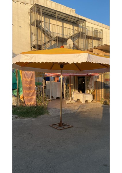 Pazarcı Şemsiyesi Gölgelik 4mt Çap Sarı (Metal Ayak Dahil ) fırsatları