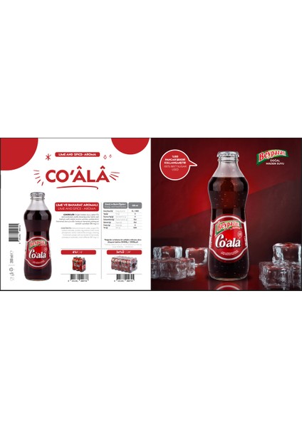 Co Ala Lime ve Baharat Aromalı Maden Suyu 200 ml x 24 Adet indirimleri
