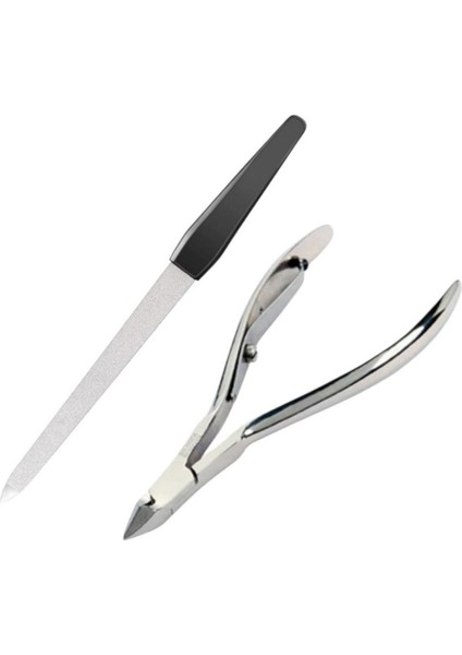Lazer Çelik Tırnak Törpüsü ve Çelik Et Pensi, Dayanıklı ve Şık Tasarım.