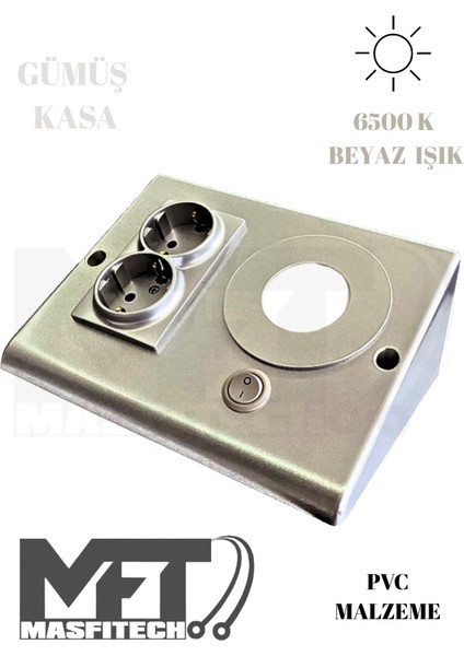 Dolap & Tezgah Altı Prizli Aydınlatma 3 Watt 1305-65