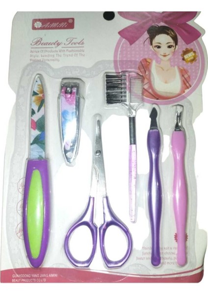 Profesyonel Tırnak ve Kaş Bakım Seti, Et Itici, Siyirici, Çeşitli Araçlar Içerir