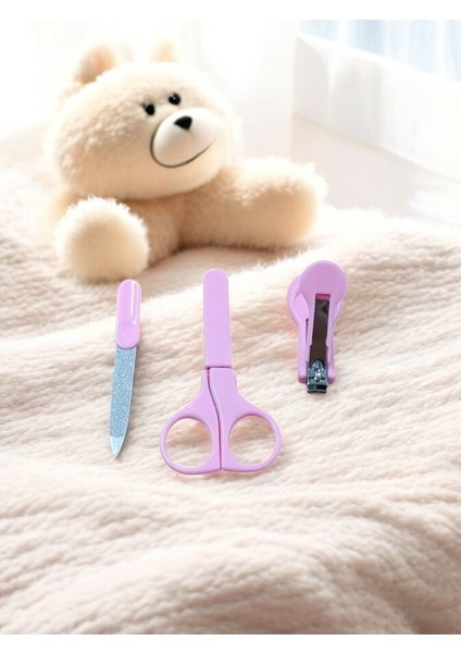 Yumuşak ve Güvenli Bebek Tırnak Bakım Seti, Törpü ve Manikür Araçları