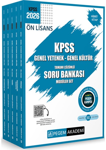 2026 Kpss Ön Lisans Karma Set(Konu ve Soru Bankası 6+5 Kitap-Çıkmış Sorular-14 Deneme-Yaprak Test)