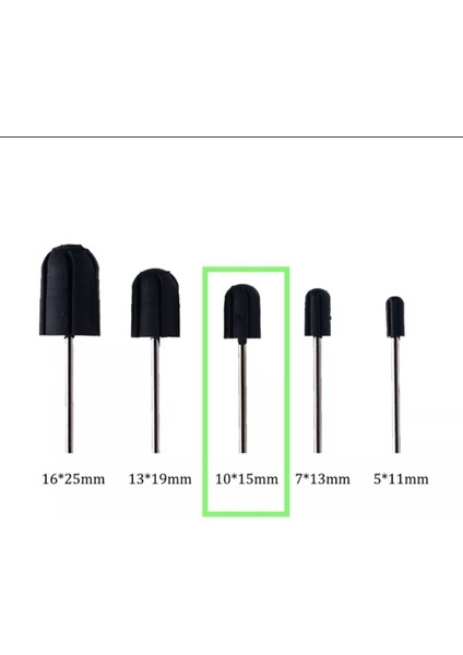 10 x 15 mm Mandrel Törpü Ucu, Tırnak ve Ayak Bakım İçin Törpü Aleti