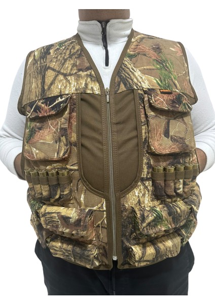 Avcı Yeleği - 50 Fişek Kapasiteli - Meşe Desen - 12 Kalibre fiyatları