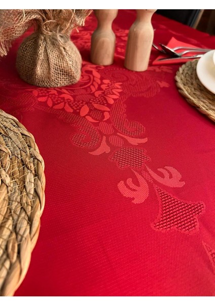 Jumbo Dertsiz Pano Kırmızı Masa Örtüsü Kir Leke Tutmaz Sıvı Geçirmez modelleri